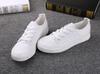 New Design Women'S Canvas Sneakers Lightweight Non-Slip Breathable Lace-Up Casual White Shoes Walking Sneakers For Students