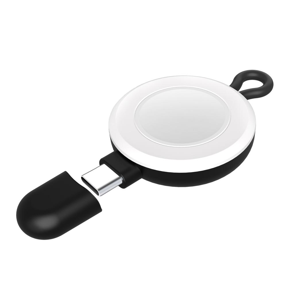 Kabelloses Ladegerät für Apple Watch Serie 9 8 7 Tragbare Typ-C Ladestation für iWatch SE 6 5 4 3 2 Ultra Watch Ladegerät