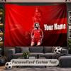 Gepersonaliseerd Mohamed Salah Wandkleed Steun Custom Naam, Wandkunst Huisdecoratie