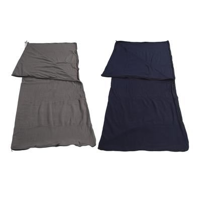 Fleece Schlafsack-Inlett Hygienisch Leicht zu Reinigen Verdickt Faltbar Multifunktionaler Fleece-Schlafsack für Camping