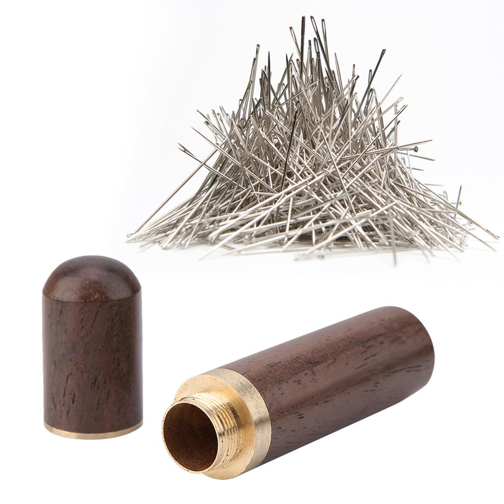 Holz Nähnadeln Sicherheits Halter Aufbewahrungs Organizer Behälter Box
