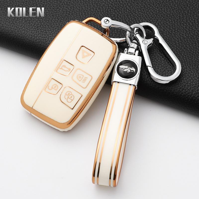 Luxury Car Remote Key Case Cover Shell For Land Rover Range Rover Evoque Sport Freelander Discovery Velar For Jaguar Xe Xf Xj