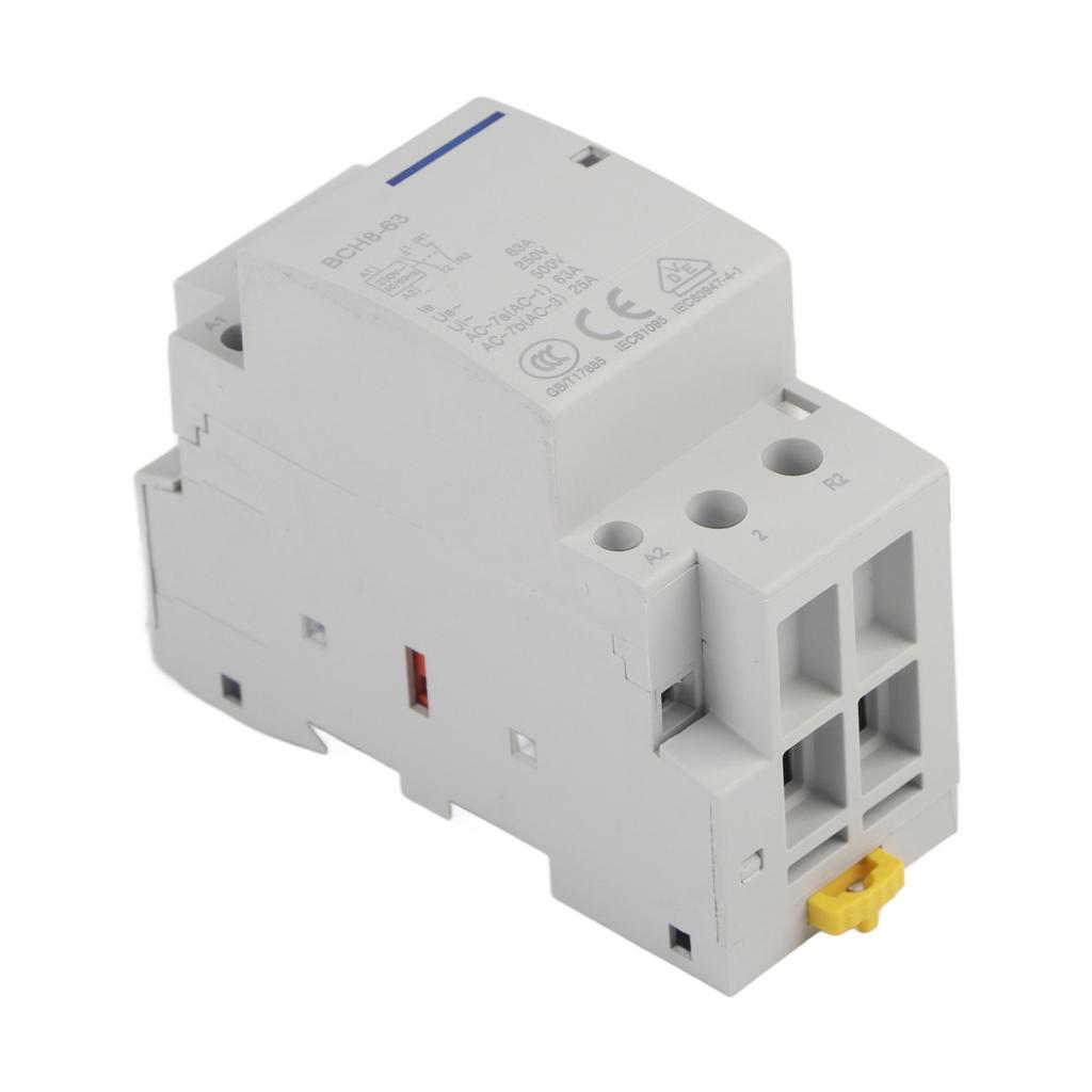 Contactor AC Casnic 2P 63A Montare pe Șină DIN 1NO 1NC (220V230V)