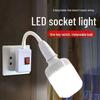 LED Plug-In Night Light with Switch - Bedside, Reading & Nursing Lamp Holder