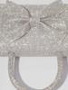 2024 Luxurious Rhinestone Bow Evening Bag - European & American Bridal Clutch