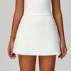 Fashion Waist-Turning Sports Short Skirt Fashion Tape Nude Feel Summer Short Skirt with Pockets for Women