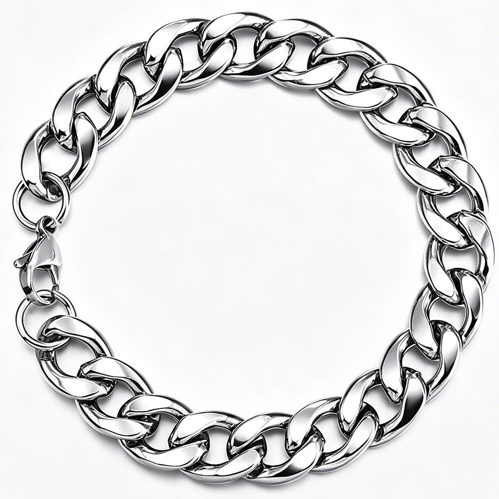 Collier Tendance Homme en Titane Hip Hop Clavicule - Chaîne Bijou Minimaliste & Polyvalente