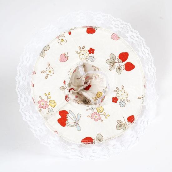 Spring Flower Porch Goose Outfit for 23 Inch Cement Goose Wildflower Floral Goose Clothes for Spring Summer Outdoor Patio Yard Lawn Decoration