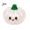 TPR Material Fidget Toy Halloween Pumpkin Squeeze Stress Ball, Soft Golden Glitter Medium Size Ball for Kids Adults, Slow Rising Decompression