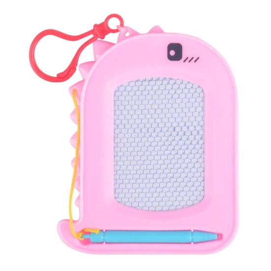 

Мини-магнитная доска для рисования с карабином, детская школьная стираемая доска для рисования, доска для рисования, подарок для обмена в классе розовый