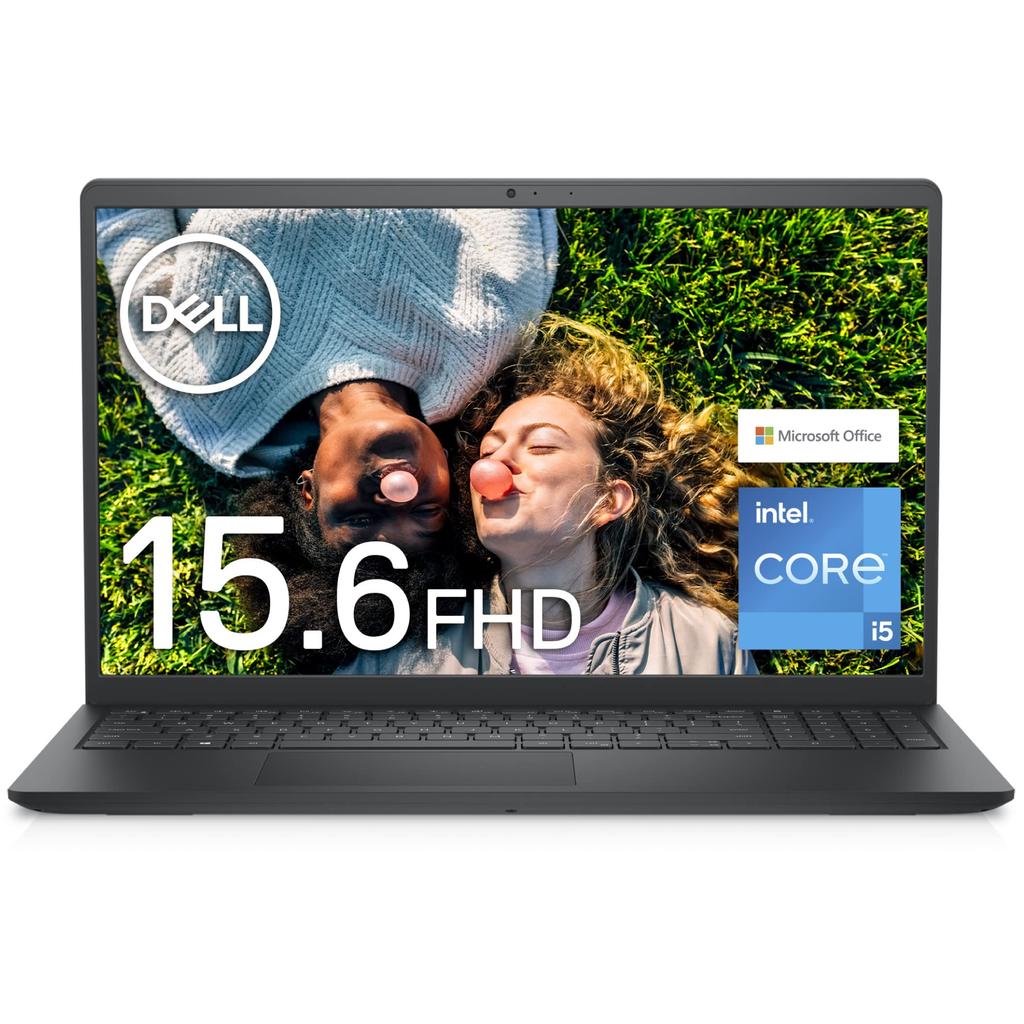 Dell Inspiron 15 3511 Laptop Black 11th Gen Core 8GB 256GB Microsoft Office Home Business NI355A-BWHBB (Intel i5-1135G7, RAM, SSD, 15.6-inch FHD, &
