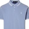 Polo Ralph Lauren Solid Slim Fit Logo Polo Shirt Men Polo Shirts Blue 710898948-006
