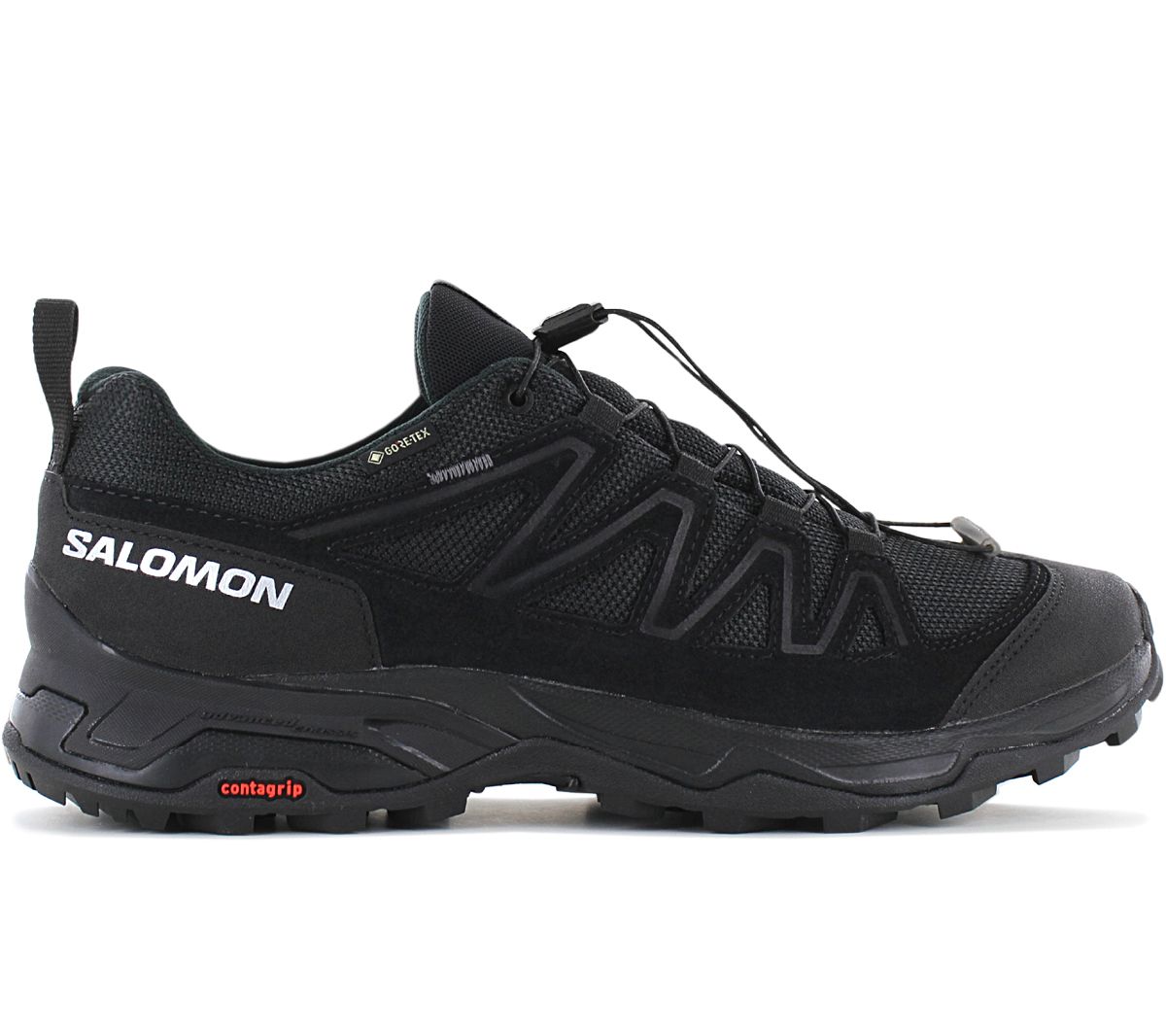 

Salomon X Ward Leather GTX - GORE-TEX - Мужские походные туфли черные 471823 ОРИГИНАЛ
