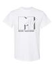 MTV MENS GRAPHIC LOGO T SHIRT WHITE