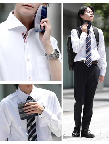 Businessman Support Handkerchief Gauze Weave French Twill Pile Mens 5-piece Set 25cm 100 Cotton