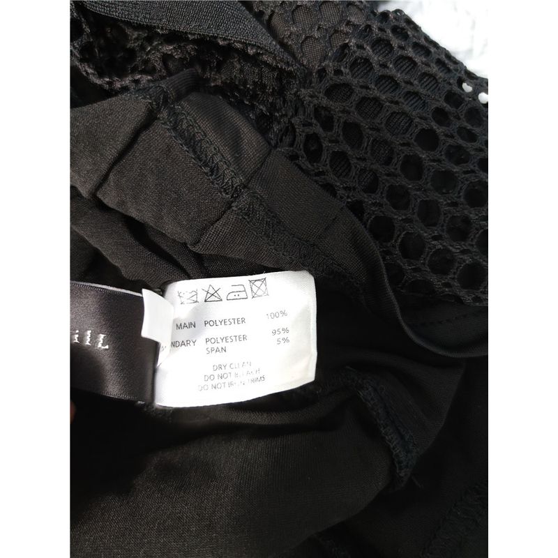 Foreign Trade Order Cross-Border Export High Goods Texture Bandage Black Aura Hollow Design Dress Split Fishtail Long Dress