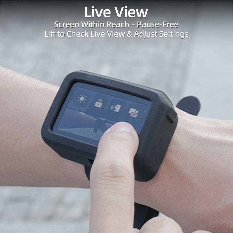 Portable Mount Strap Case Holder for Cameras Shock Absorbing Silicone Cover 129-293mm Strap for Various Mounting Option