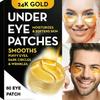 HURRYSHOPPY Augenmaske Gel-Pads für Augenringeentfernung 24k Gold Augenringe-Punkt Augen Kühlendes Gel-Pads Geschwollene Augen Entferner Entspannend Reduziert Tränensäcke