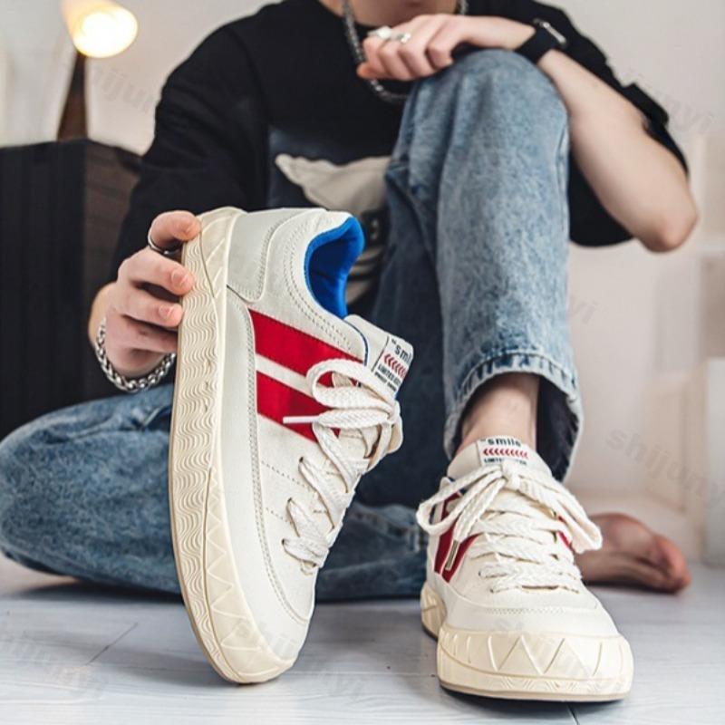 Fashion 2025 Autumn New Low Top Thick Soled Casual Shoes for Men Fashion Trend Versatile Comfortable Non Slip Lace Up Platform sneakers