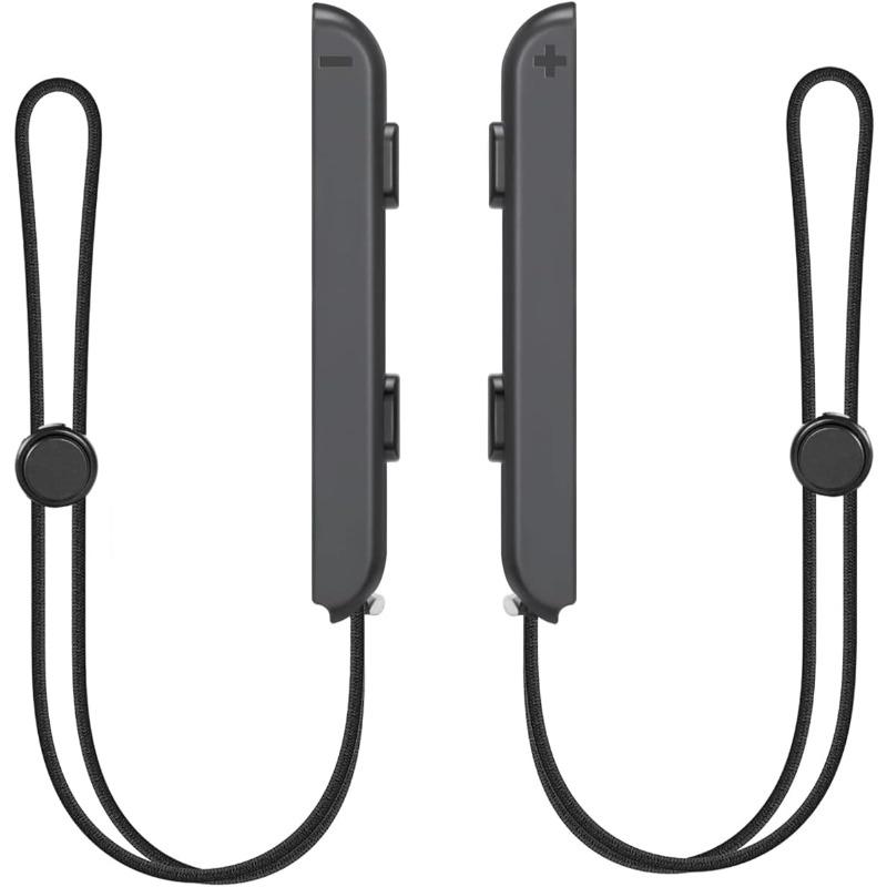 

Ремешок на запястье для переключателя Joycon — комплект из 2 запасных частей, аксессуары для контроллера Joy Con Joy-Con чёрный