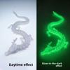 3Dprinting Resin Dragon Statue Moveable Body Joints Noctilucent Lucky Dragon Desktop Office Ornament Crafts Home Decoration Gift
