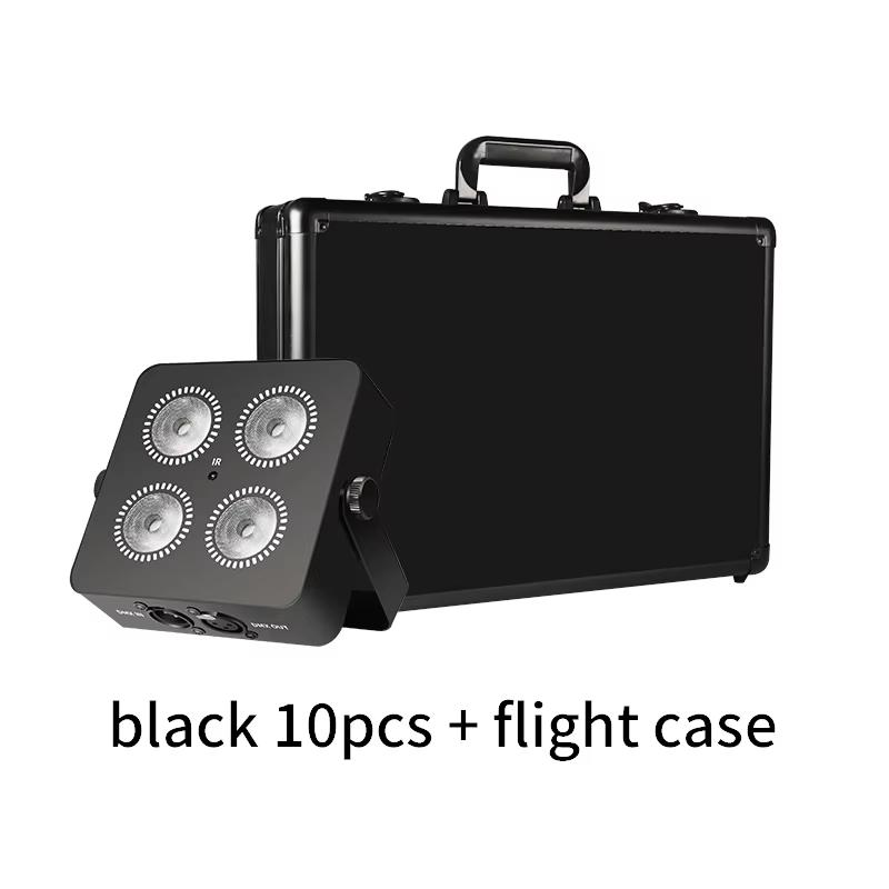 4x18W Led RGBWA UV 6IN1 Color Battery Wireless DMX Led Par Light Mini Battery Party Light 2.4G Wireless.