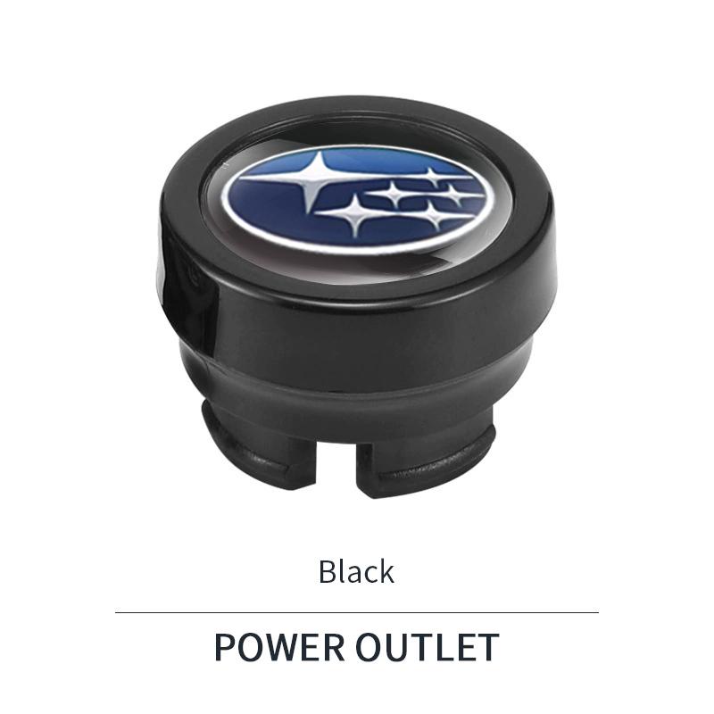 For Subaru WRX Forester Outback Impreza STI Legacy BRZ Tribeca ABS Car Cigarette Lighter Dust Cover Dustproof Cap Plug Yh6r