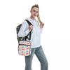 Bolsa de Almuerzo Térmica con Estampado de Huella de Perro Linda para Niños, Nevera Escolar, Fiambrera Térmica, Bolso Tote, Contenedor de Fiambreras Portátil