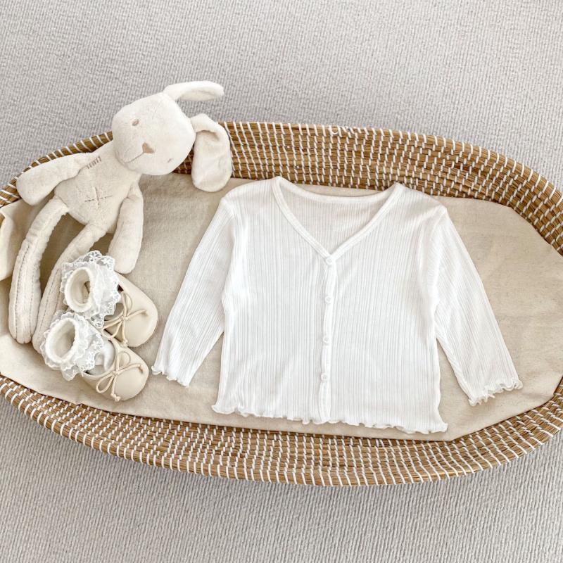 Kayoudo Baby Girl s Solid Color Lightweight Sun Protection Cardigan Jacket 66CM