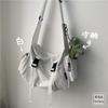 Canvas Crossbody Bags for Women Youth Men Casual Large Capacity Handbags Shoulder Bags Solid Ladies Messenger Bag