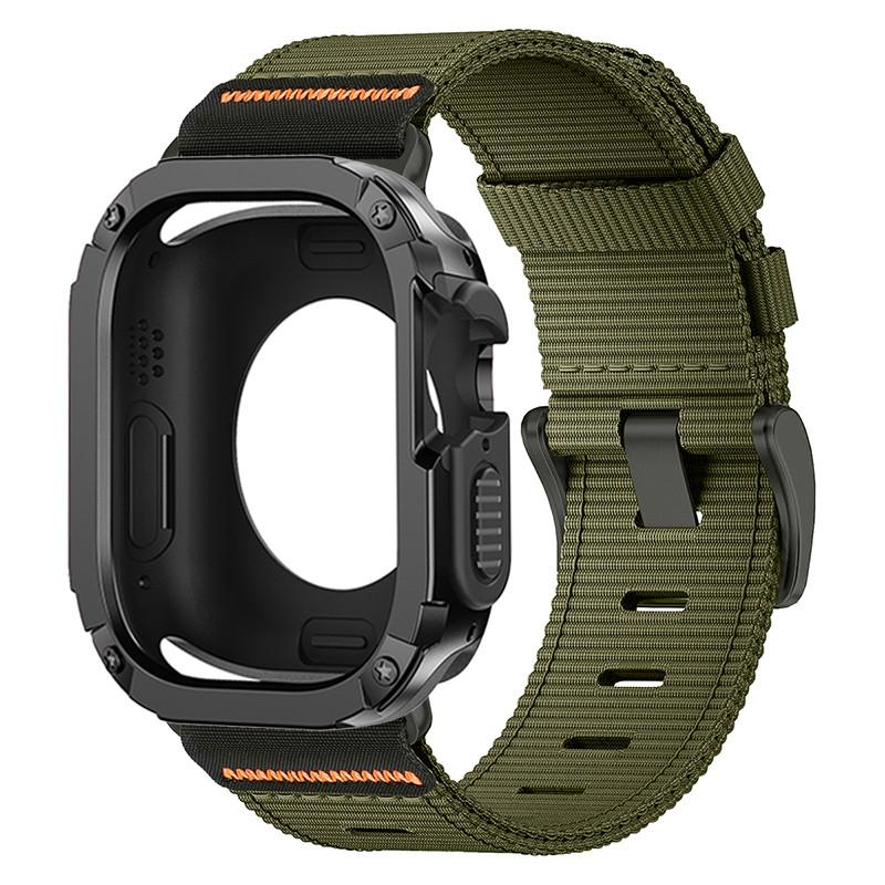 Case+Nylon Strap For Apple Watch Series 11 10 42 46mm Ultra 3 49mm Protective TPU PC Colver For Iwatch 987 44 45mm 6SE54 40 41mm