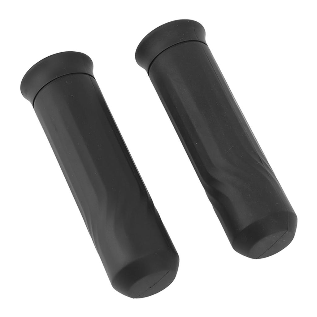 1 Pair Handlebar Grip Rubber Handle Grip Cover Shockproof Replacement Electric Scooter Accessories for NIU KQi2 KQi3
