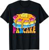 Pansexual Pride Pancakes Cute Butter Graphic Tee Men Women Casual Cotton Short Sleeve T-Shirt