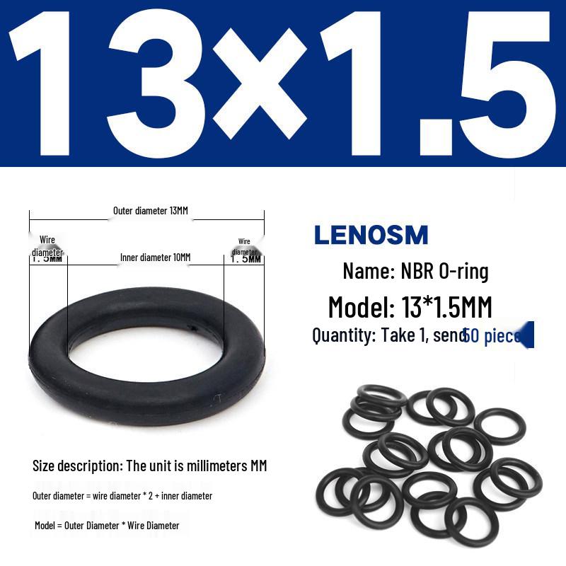 High-Pressure NBR Nitrile Rubber O-Ring Seal - Wear & Oil Resistant