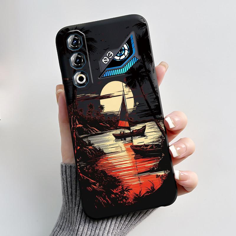 Für ZTE Nubia Neo 3 GT 5G Z2465N Hülle Süßes Kaninchen Schwarz Weiches TPU Silikon Stoßfeste Rückabdeckung Für ZTE Nubia NEO3 GT 5G Hülle