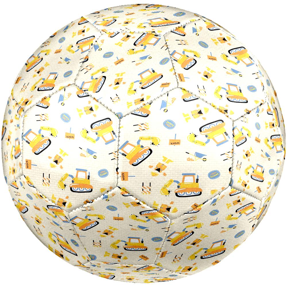 Excavator Theme Size 5 Soccer Ball, Suitable for Both Indoor and Outdoor Matches, a Gift Suitable for Everyone.