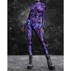 New Halloween Mechanical Armor Jumpsuit Cyberpunk Armor Warrior Cosplay Catsuit 3d Printing Adult Zentai Suit Carnival Party Set