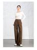 Xin Ge Women's 2024 High-Waisted Wide-Leg Retro Jeans
