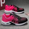 Large Size Women's Shoes Sports Shoes Summer Running Shoes Fashion Air Cushion Fly-woven Shoes Hollow Fly-woven Breathable Mesh Shoes
