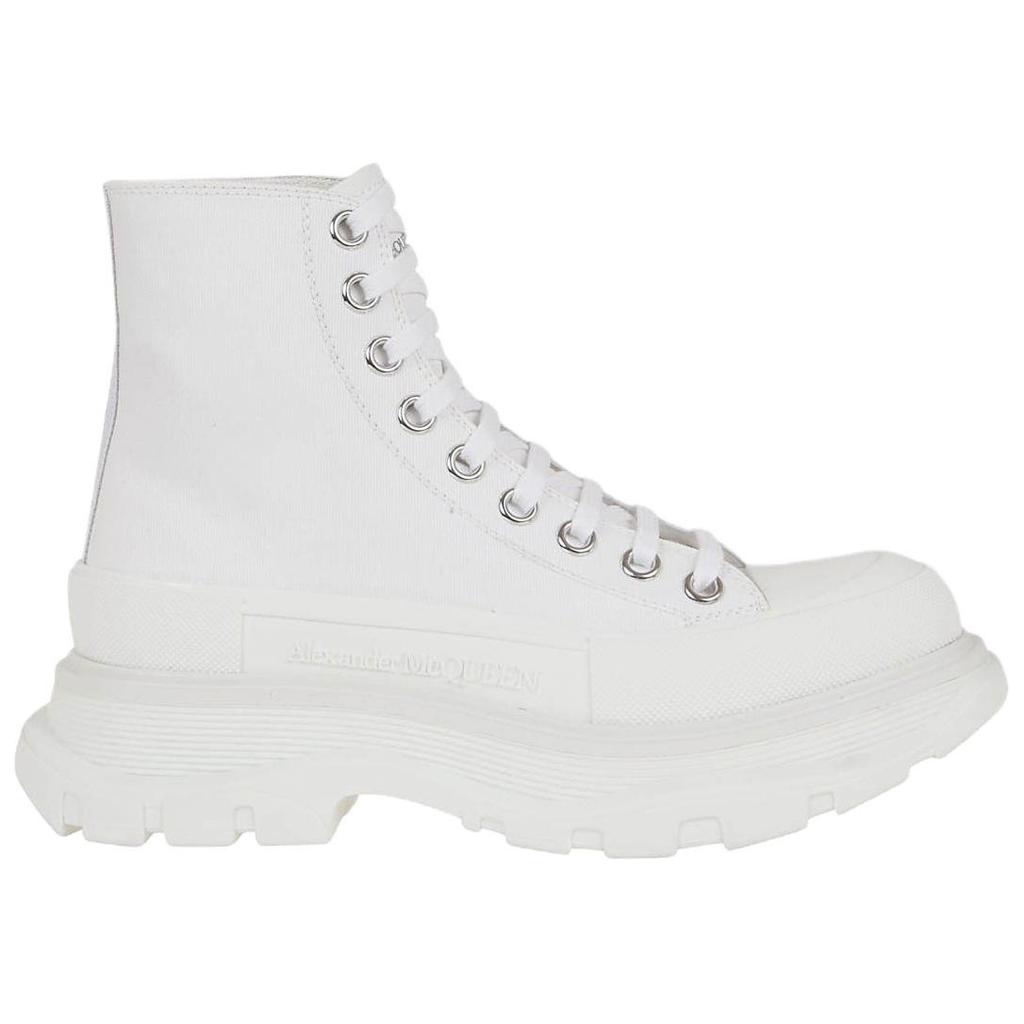 (WMNS) Alexander McQueen Tread Slick Boots 'White' Women's 611706W4L329000