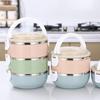 304 Multi-Layer Round Lunch Box - Insulated, Sealed, and Available In One To Four Layers