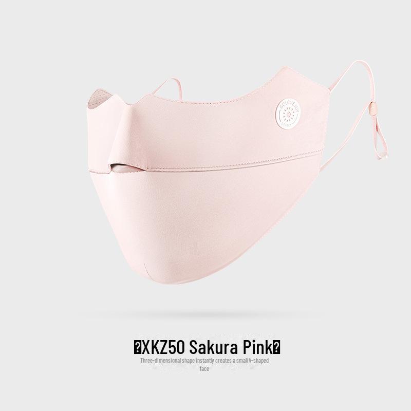 Women's Sun & Dust Protection Mask, Breathable, Ear-Hanging, Anti-Fog, UV & Eye Shield - XKZ42