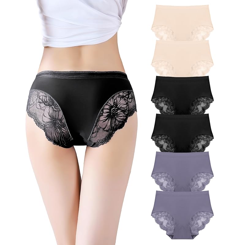 

[SunnyMoon] shorts ladies [Set of 6 discs] seamless cute bikini sexy race underwear High breathability cotton underwear elasticity pants deodorant