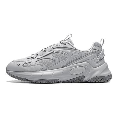 Minimalist Comfortable Nebula Wear-Resistant Shock-Absorbing Low-Top Casual Shoes Men Sneaker Mist-Gray AGCU169-1