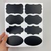 Black Waterproof Erasable Matte Chalkboard Sticker