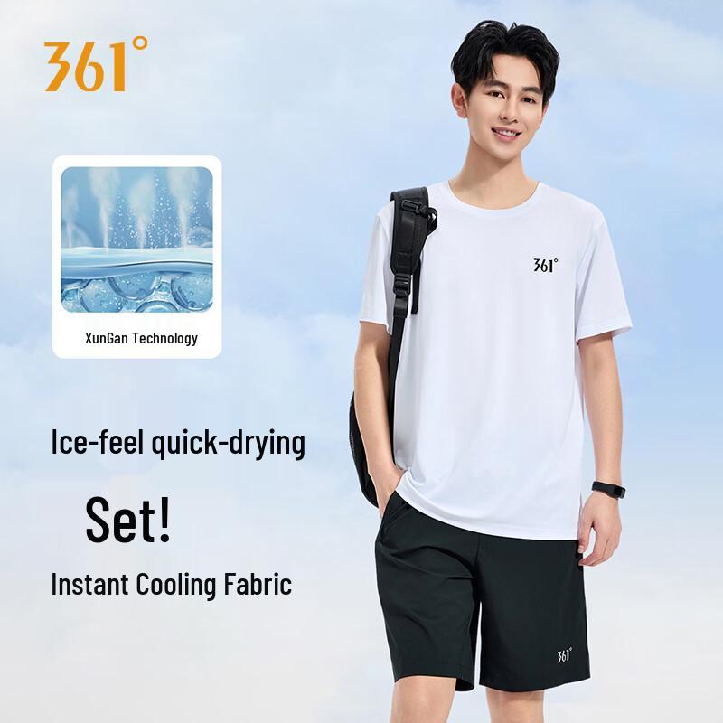 

361° Men s Quick-Dry Short Sleeve & Shorts Sports Set 4XL