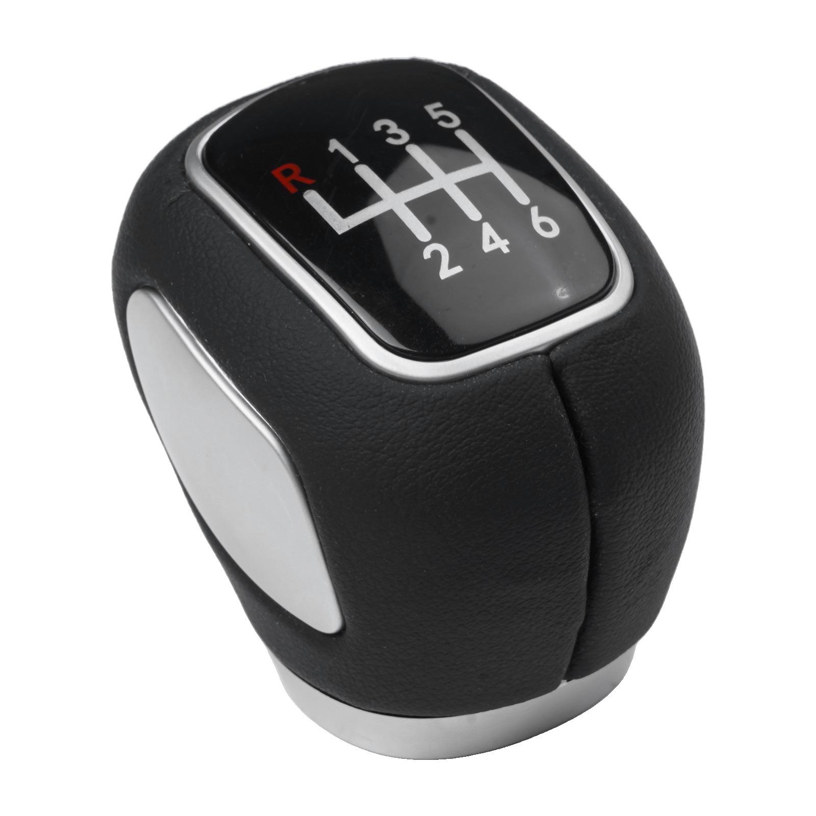 Black Car Accessories ABS Plastic And Leather 5-speed And 6-speed Compatibility Manual Transmission Enhancement