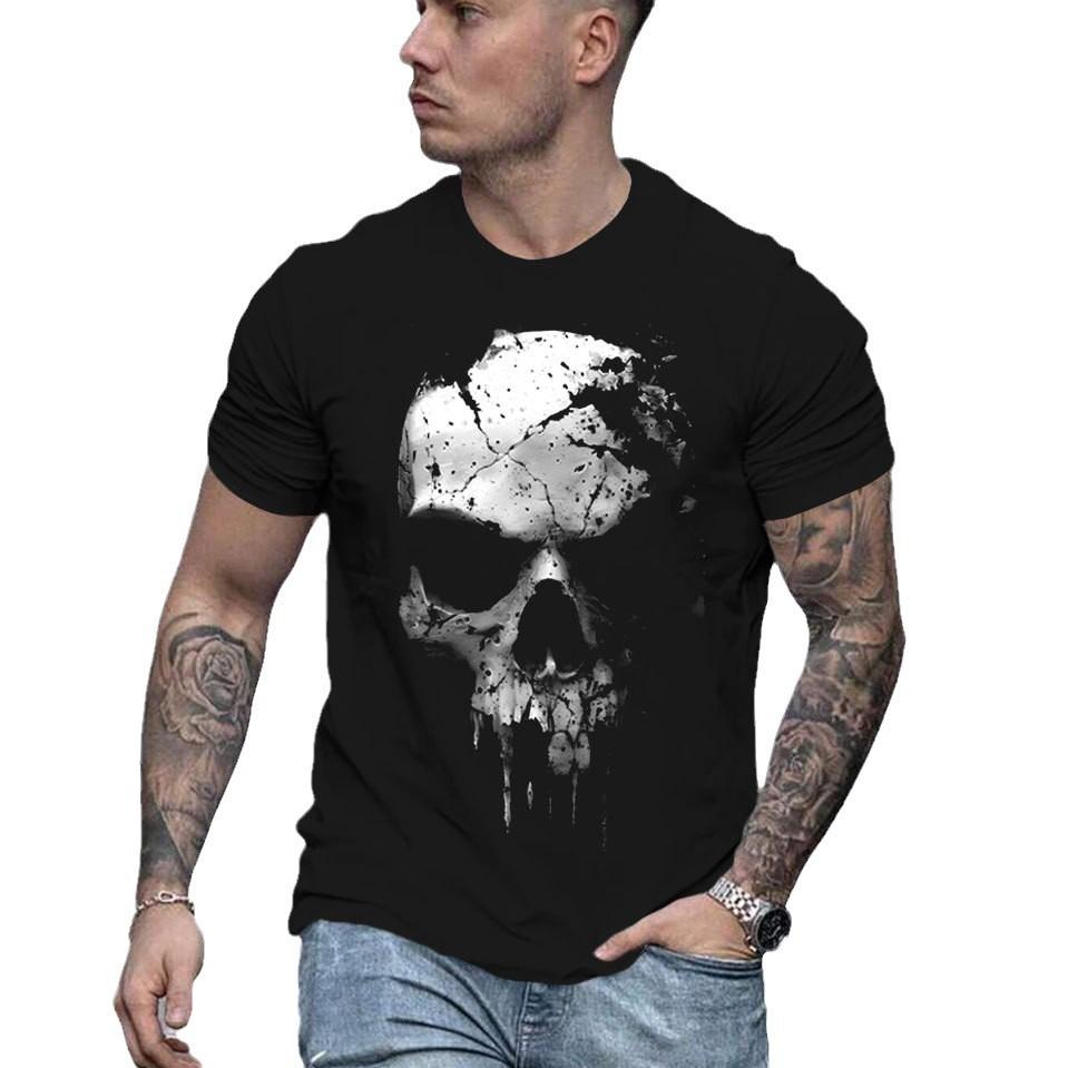 Tricou Nou de Vară Casual Multicolor cu Imprimeu Animal 3D Tricou cu Mânecă Scurtă pentru Bărbați