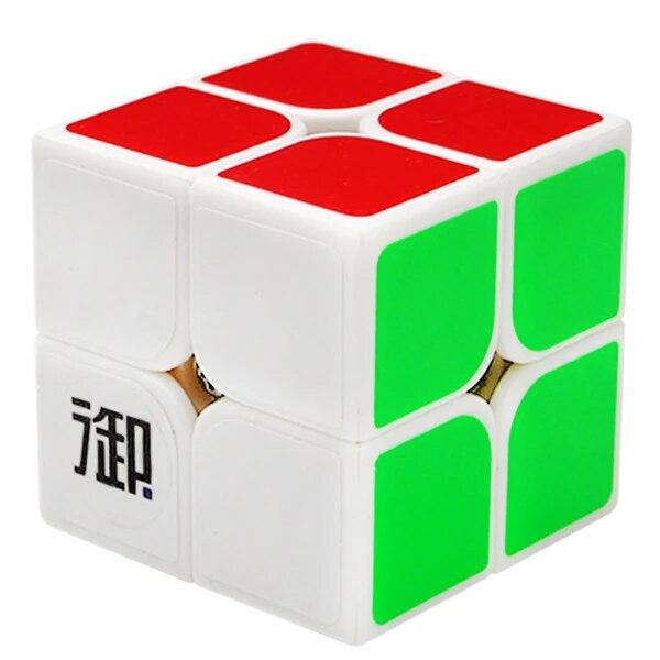 YuMo Hungerian Two Cube for Two 2x2x2 Hungarian Cibe Surface Multicolor Six Sided Hungerien Cubbe Black White Smoothly Teens Toy