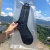 Tide Brand Niche Design Metal Zipper Cotton Socks Heavy Industry Punk Versatile Personality Vacuum Packaging Socks